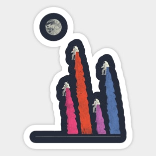 Space Race Sticker